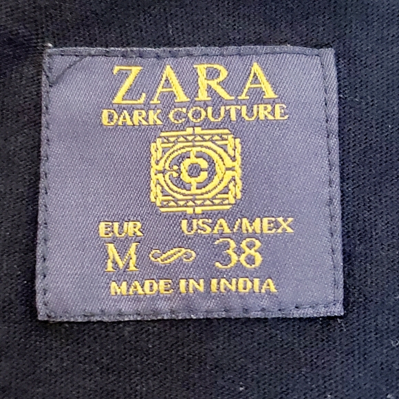 Zara Men's Dark Couture with Chain Link Design - Picture 5 of 9